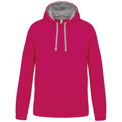 Sweat-shirt capuche contrastée homme