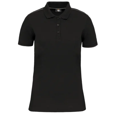 Polo Day To Day contrasté manches courtes femme