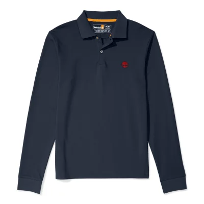Polo LS piqué slim