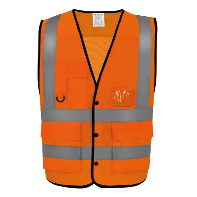 Gilet boutonné haute visibilité Eco Superior