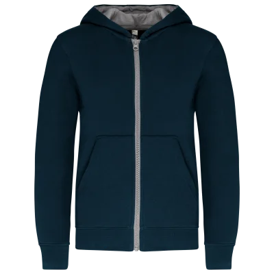 Sweat-shirt zippé capuche enfant