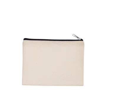 Pochette en coton canvas - modèle moyen