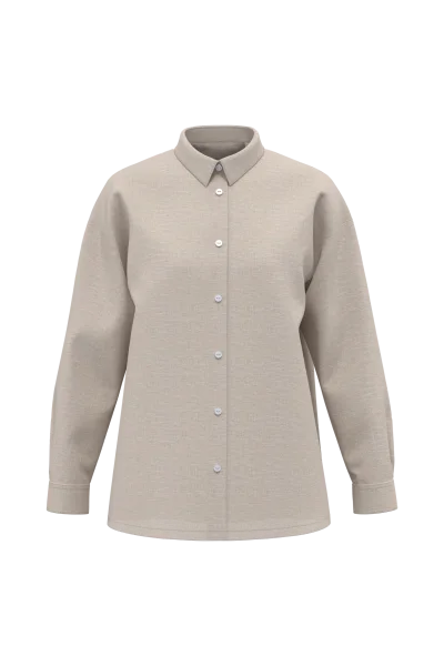 Chemise oversize en lin femme