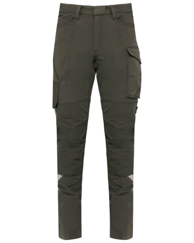 Pantalon léger stretch recyclé multipoches unisexe