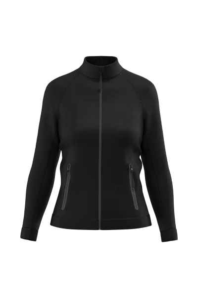 Veste à col montant femme