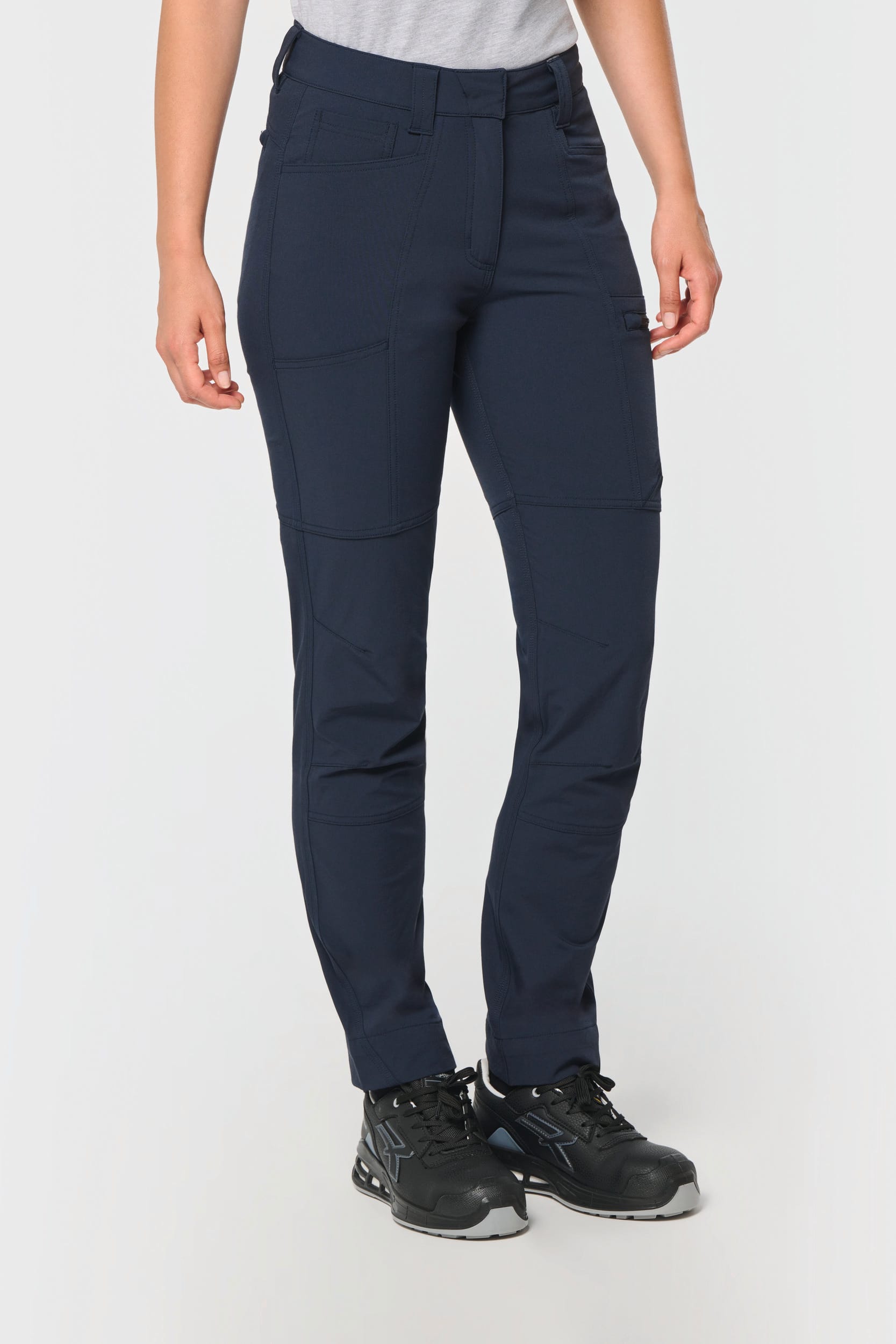 Pantalon recyclé stretch femme