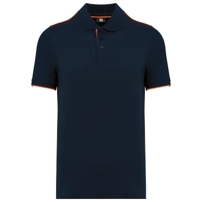 Polo Day To Day contrasté manches courtes homme