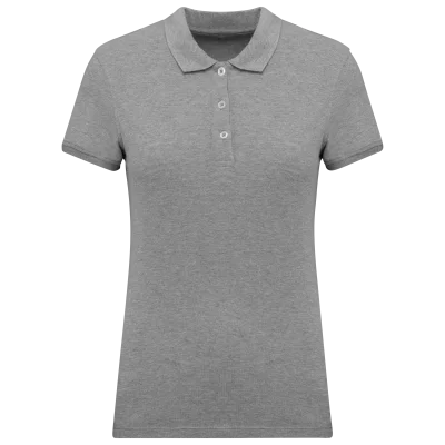 Polo piqué manches courtes femme