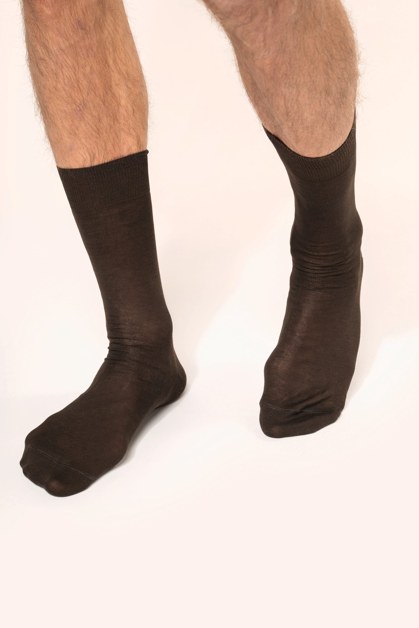 Chaussettes jersey coton fil d'Écosse homme