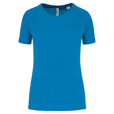 T-shirt de sport à col rond recyclé femme