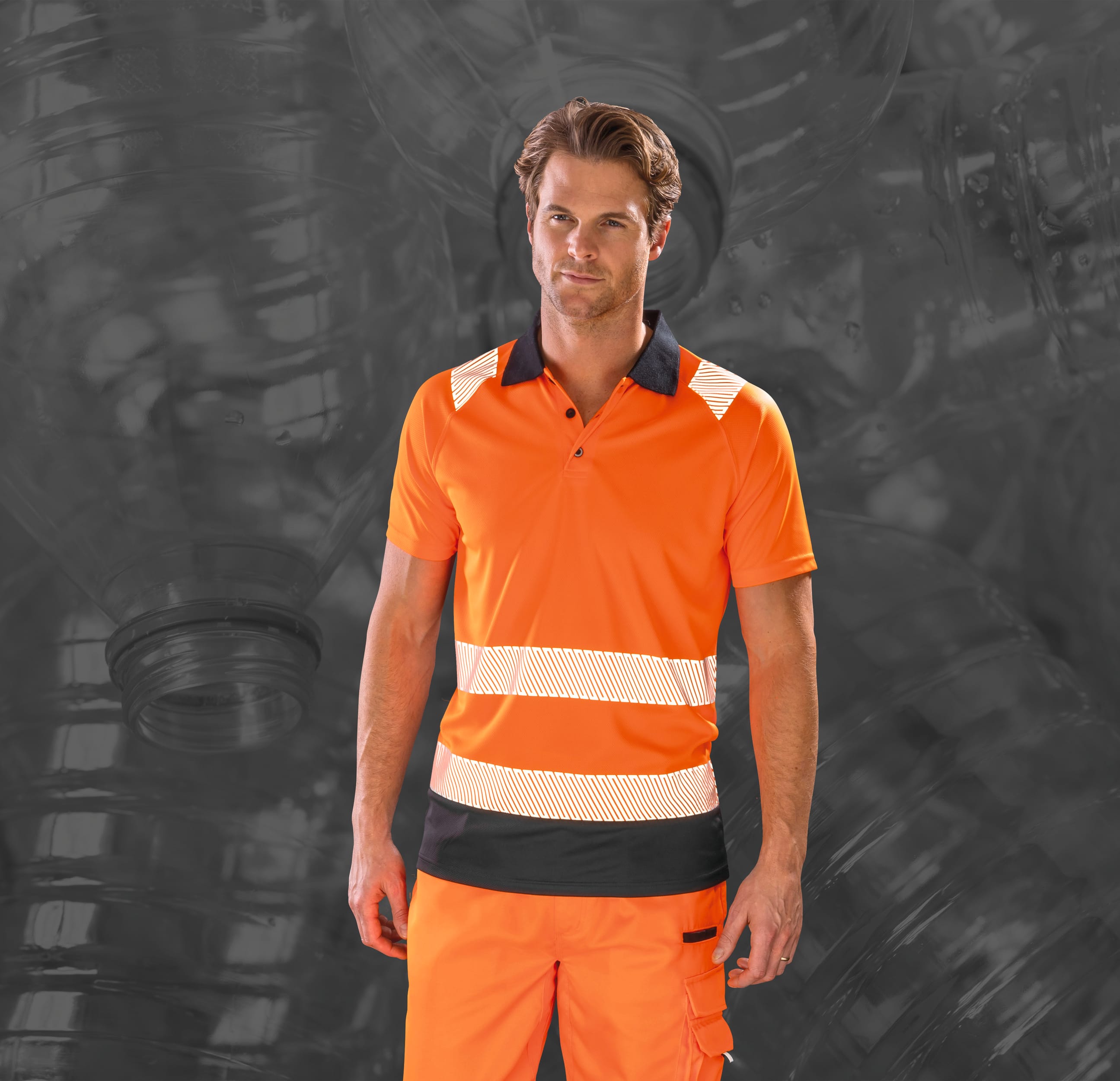 Polo de sécurité recyclé