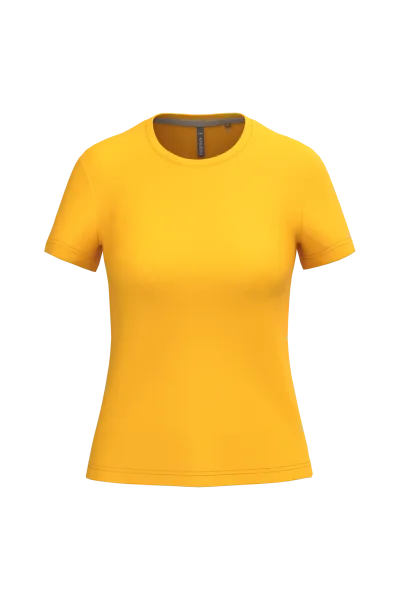 T-shirt col rond manches courtes femme