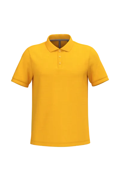 Polo piqué manches courtes homme