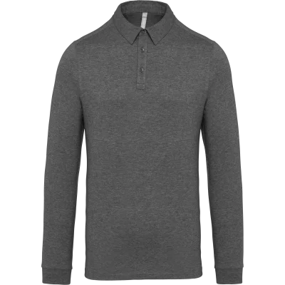 Polo jersey manches longues homme