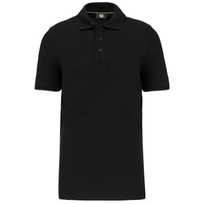 Polo Day To Day contrasté manches courtes homme