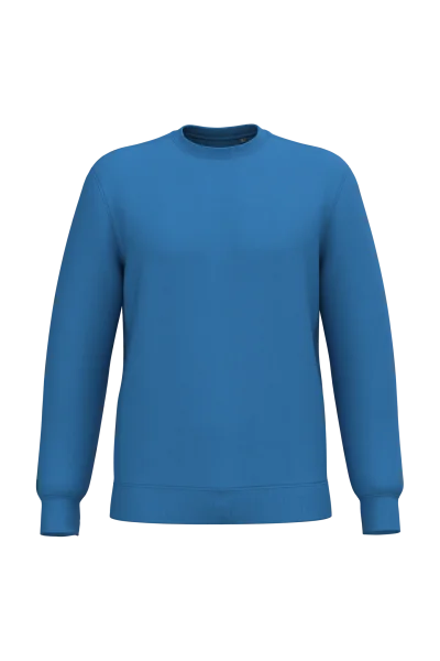 Sweat-shirt recyclé col rond unisexe