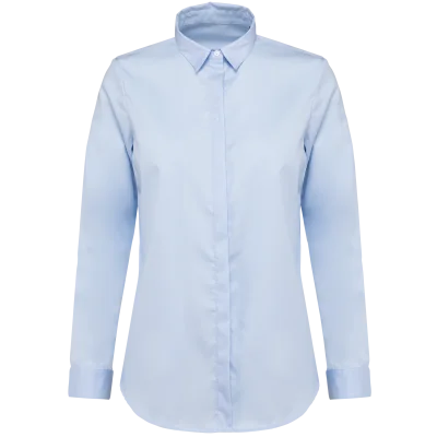 Chemise twill manches longues femme