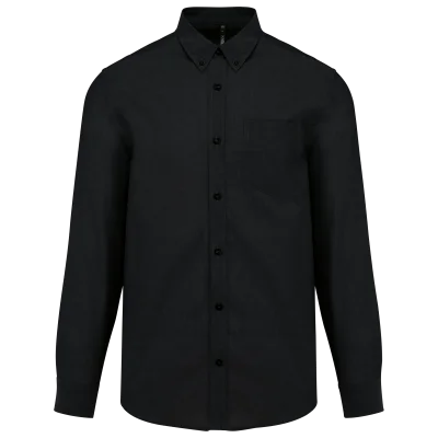 Chemise Oxford manches longues