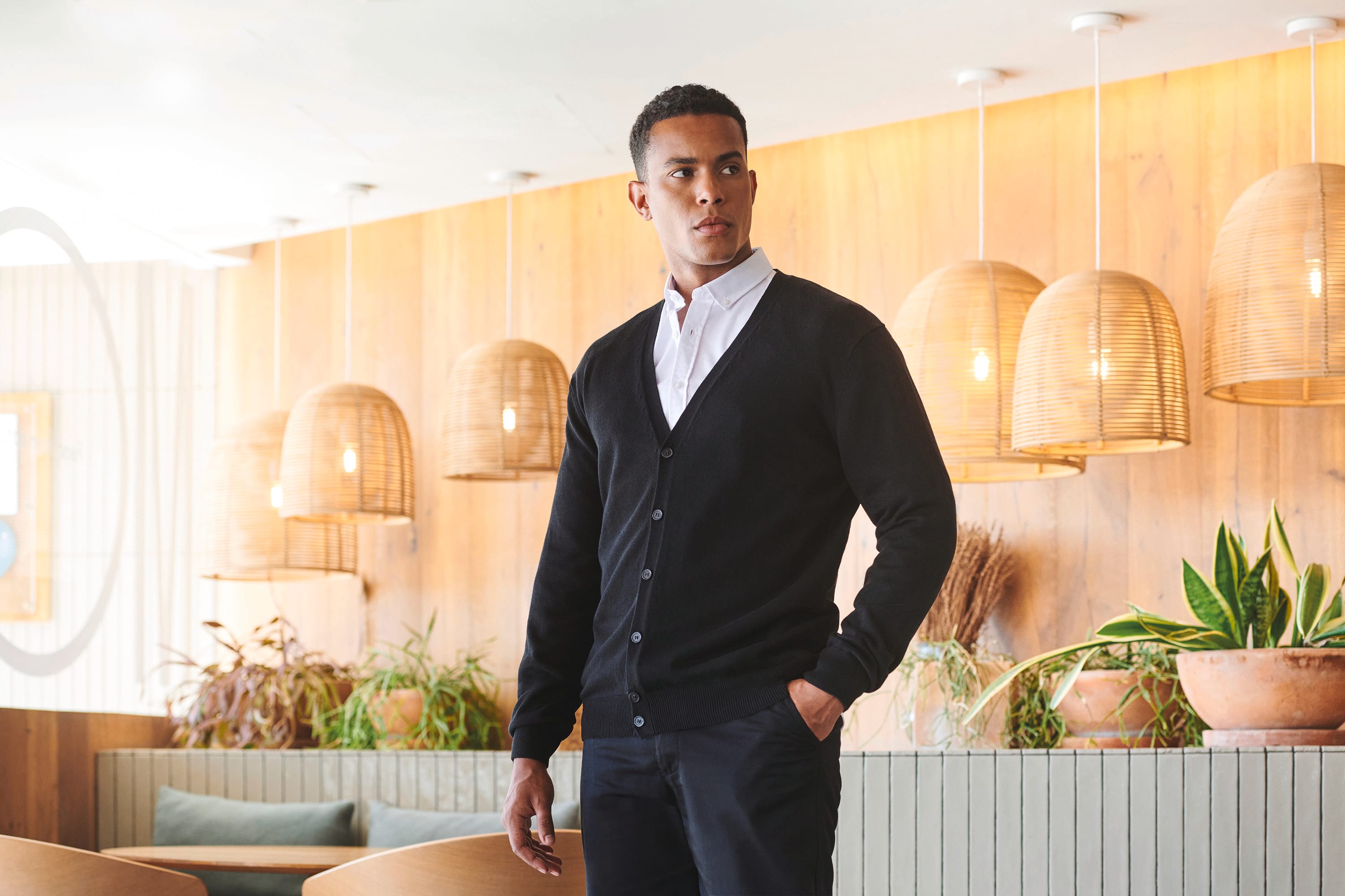 Cardigan homme