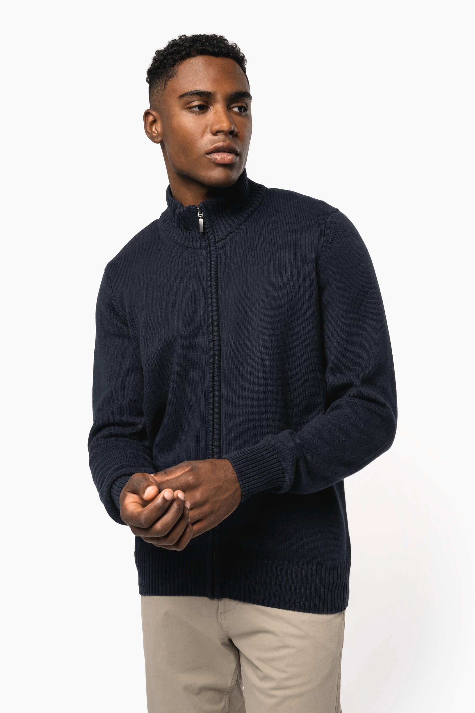 Cardigan zippé