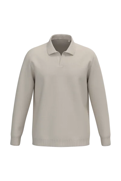 Pull homme à col polo
