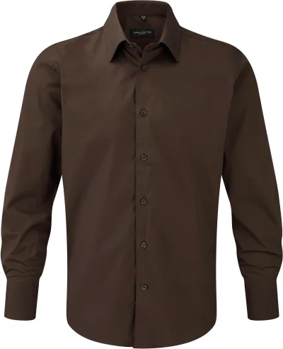 Chemise fittée homme manches longues