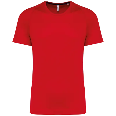 T-shirt de sport à col rond recyclé homme