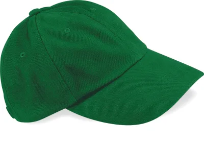 Casquette homme profil bas en coton brossé - 6 panneaux
