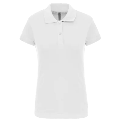 Polo piqué manches courtes femme