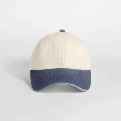 Casquette vintage compacte visière contrastée