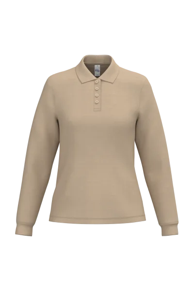 Polo piqué LSL femme