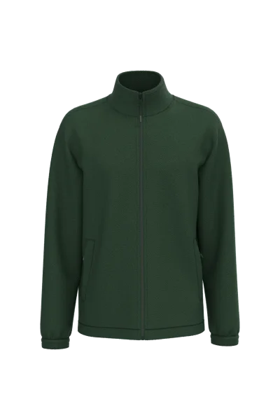 Veste polaire ajustable à poignets élastiqués