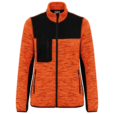 Veste recyclée en polytricot femme