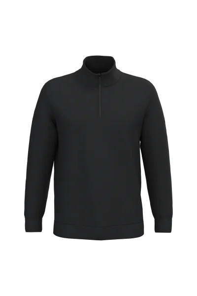 Sweat-shirt col zippé homme