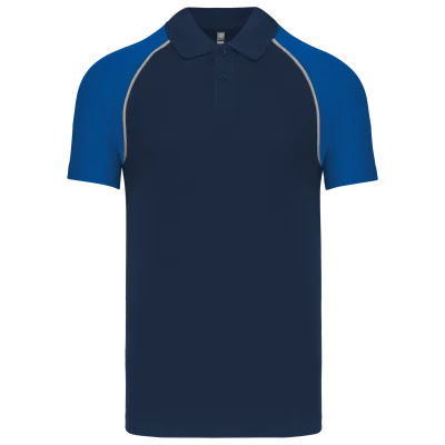 Polo baseball manches courtes