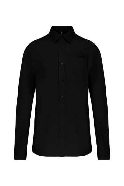 Chemise popeline manches longues