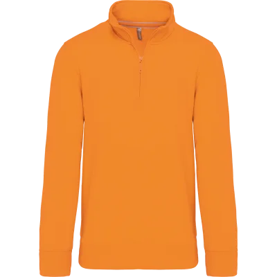Sweat-shirt col zippé homme
