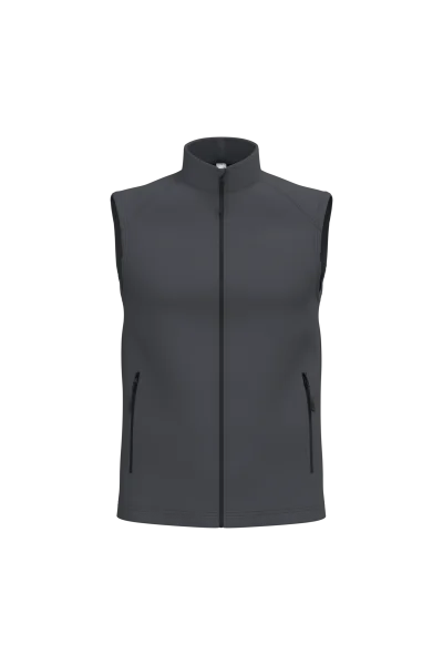 Bodywarmer softshell 2 couches unisexe