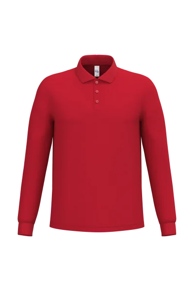 Polo piqué LSL homme