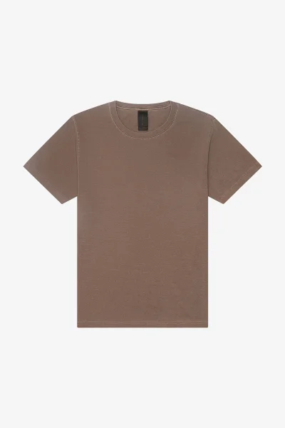 T-shirt délavé épais unisexe