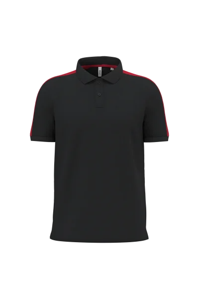 Polo teamwear bicolore unisexe