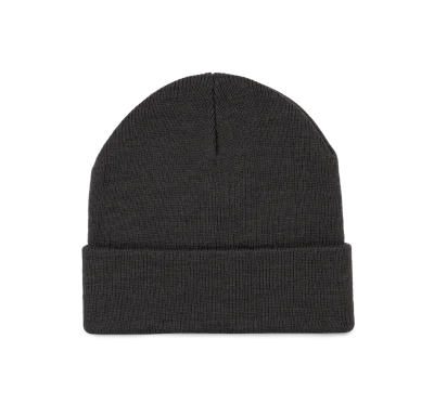 Bonnet recyclé avec revers tricoté