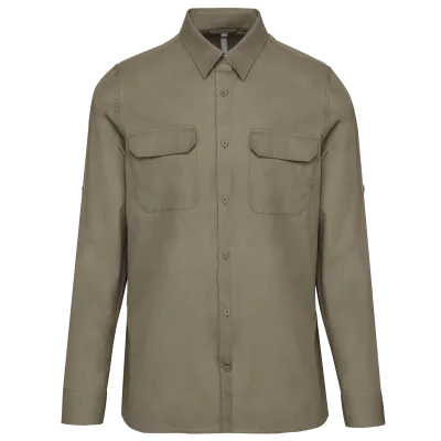 Chemise safari manches longues homme