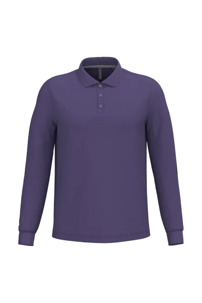 Polo manches longues homme