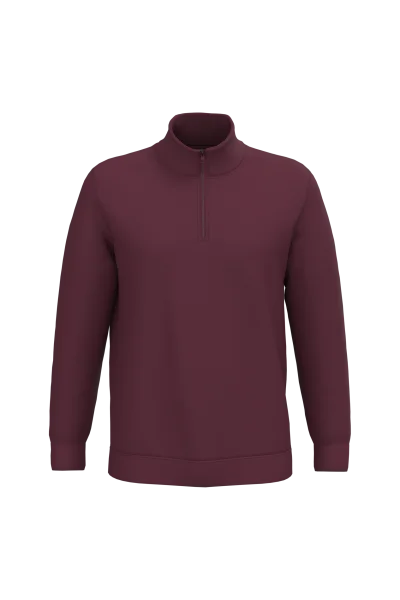 Sweat-shirt col zippé homme