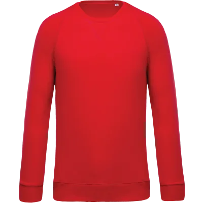 Sweat-shirt Bio col rond manches raglan homme