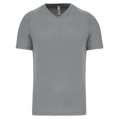 T-shirt de sport manches courtes col v homme