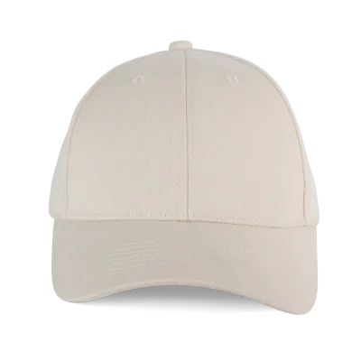 Casquette 6 panneaux en coton recyclé
