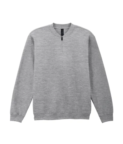 Sweat-shirt en molleton 1/4 zip