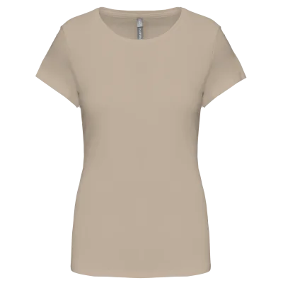 T-shirt col rond manches courtes femme